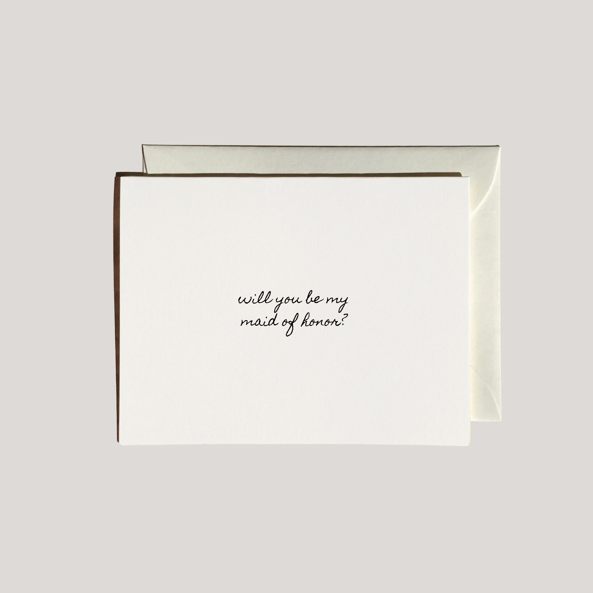 Tarjeta Maid of Honor