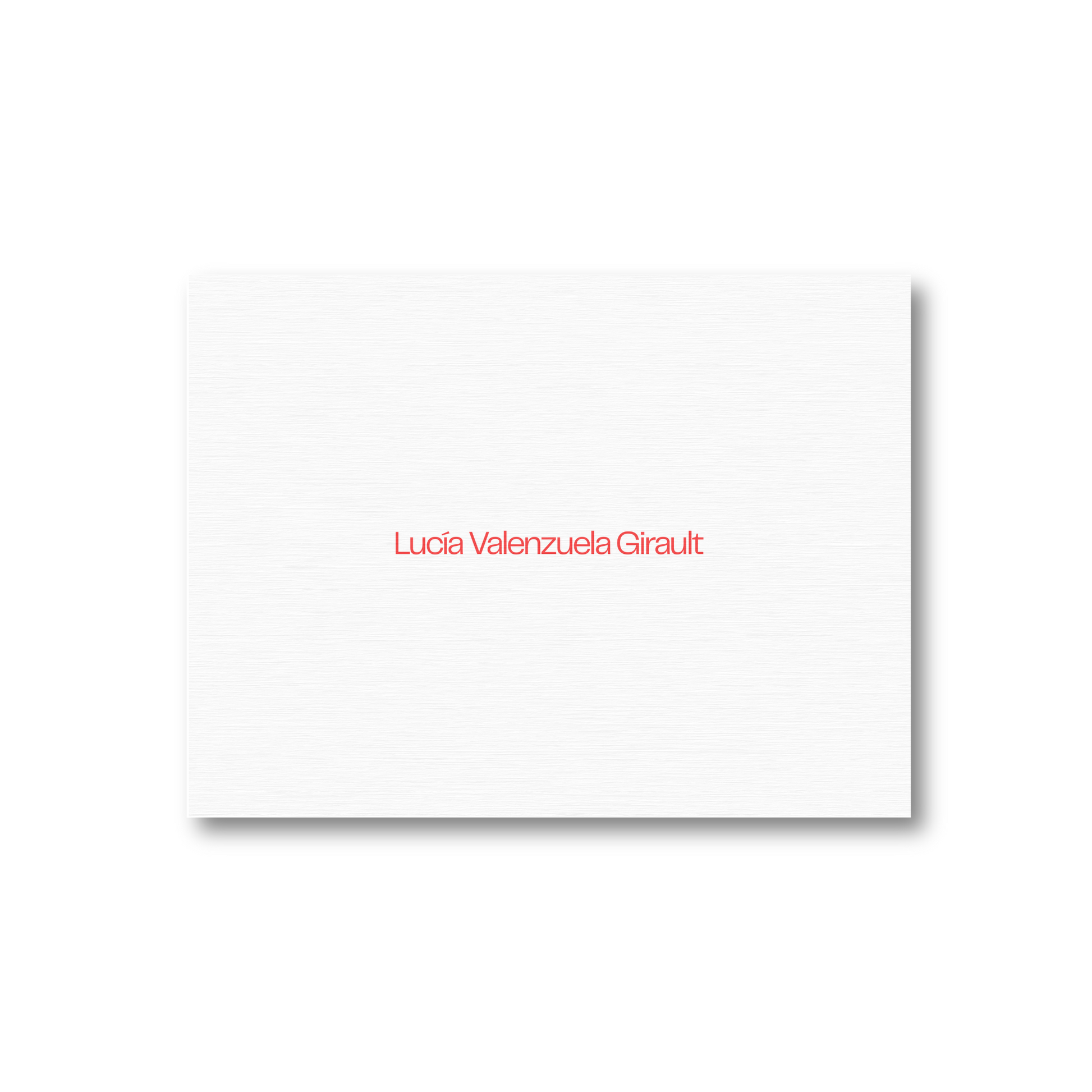 Tarjetas Minimalistas