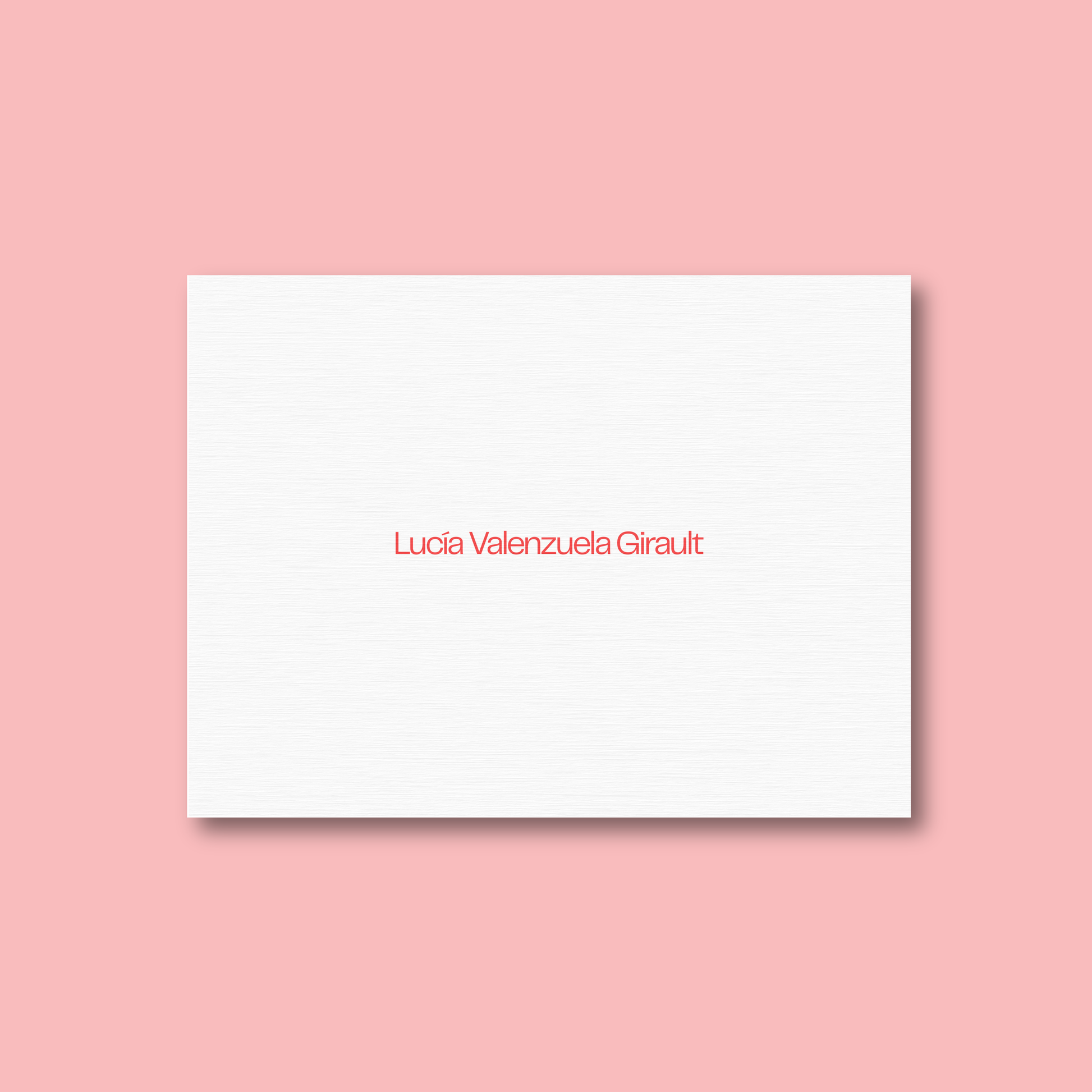 Tarjetas Minimalistas