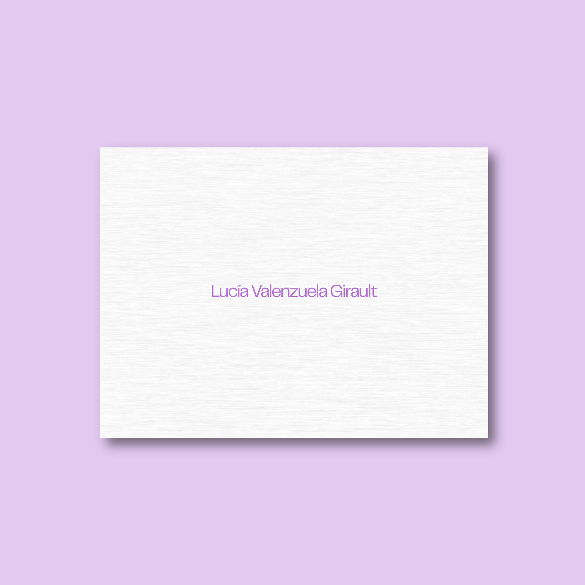 Tarjetas Minimalistas