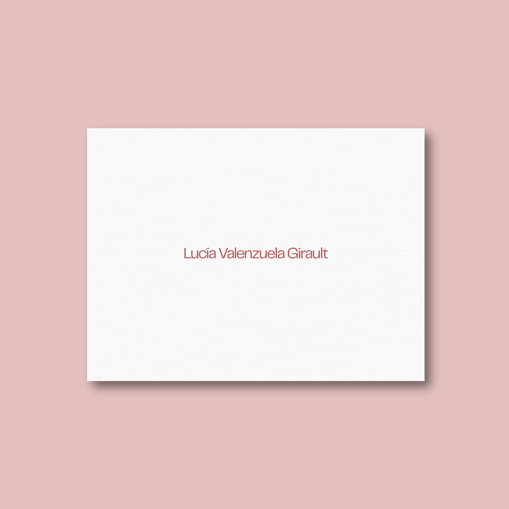 Tarjetas Minimalistas