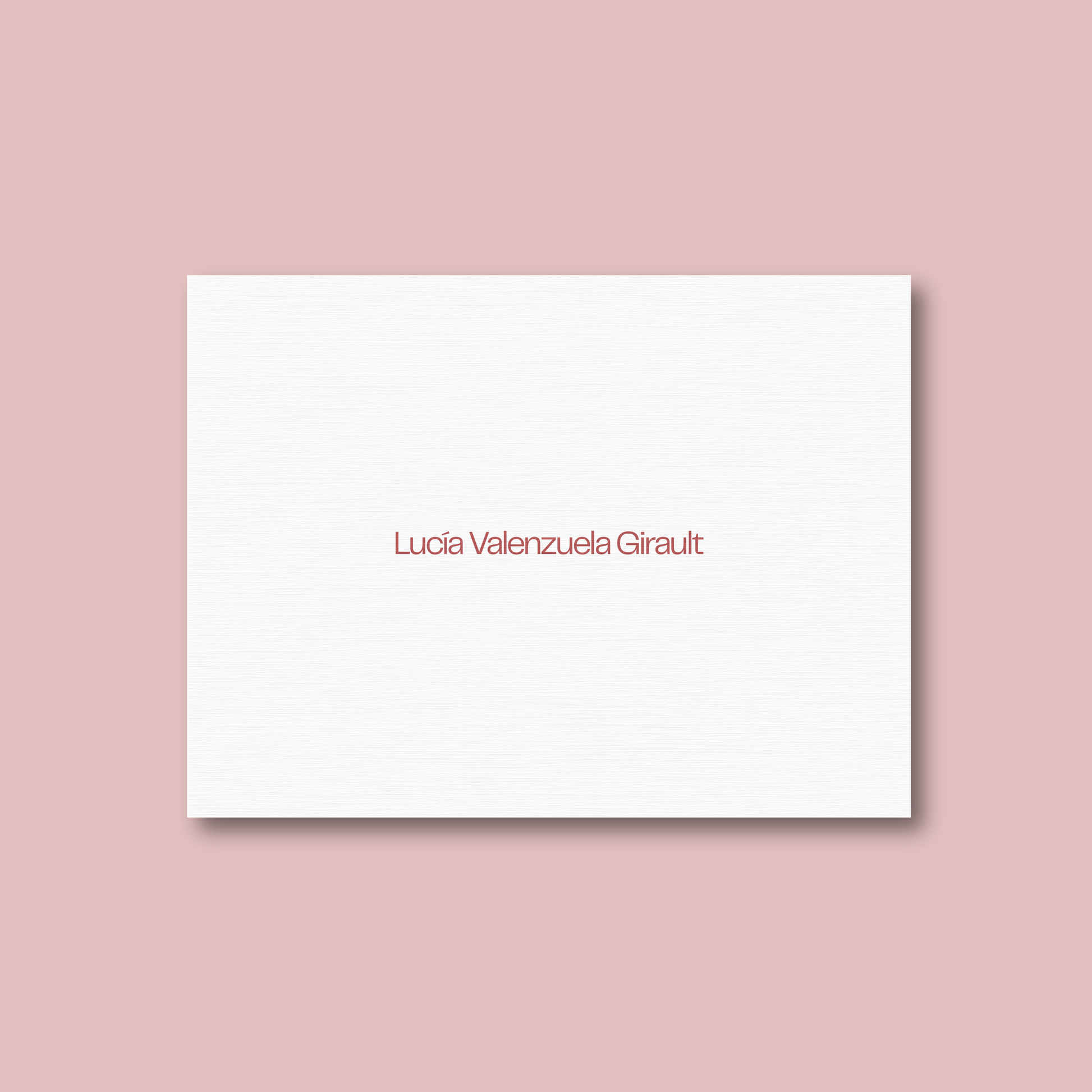 Tarjetas Minimalistas