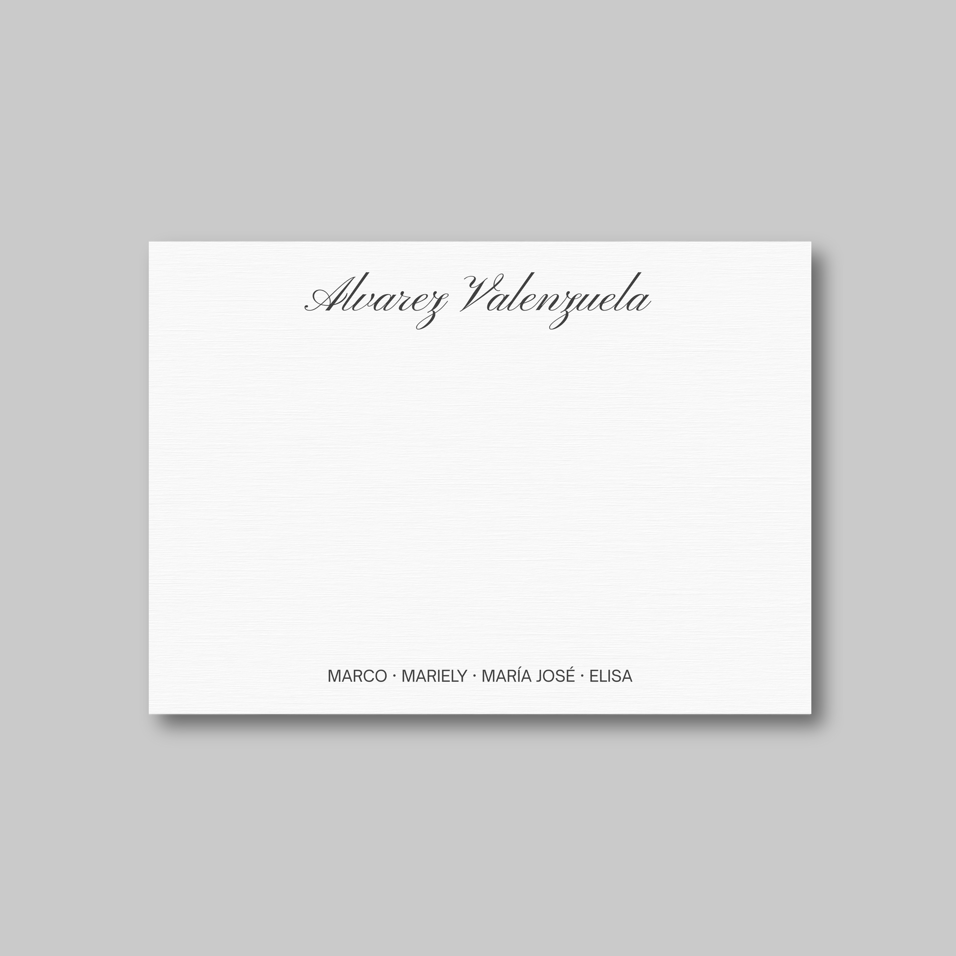 Tarjetas Familiares