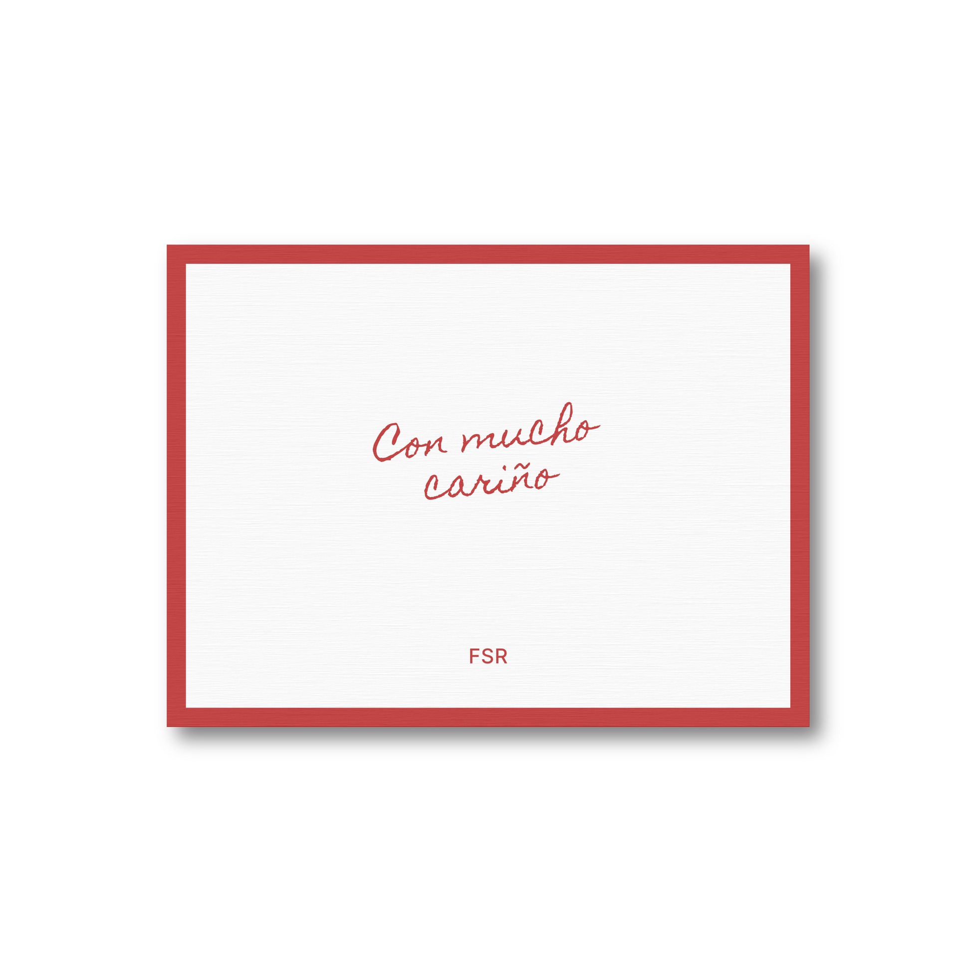 Tarjetas personalizadas – Con mucho cariño