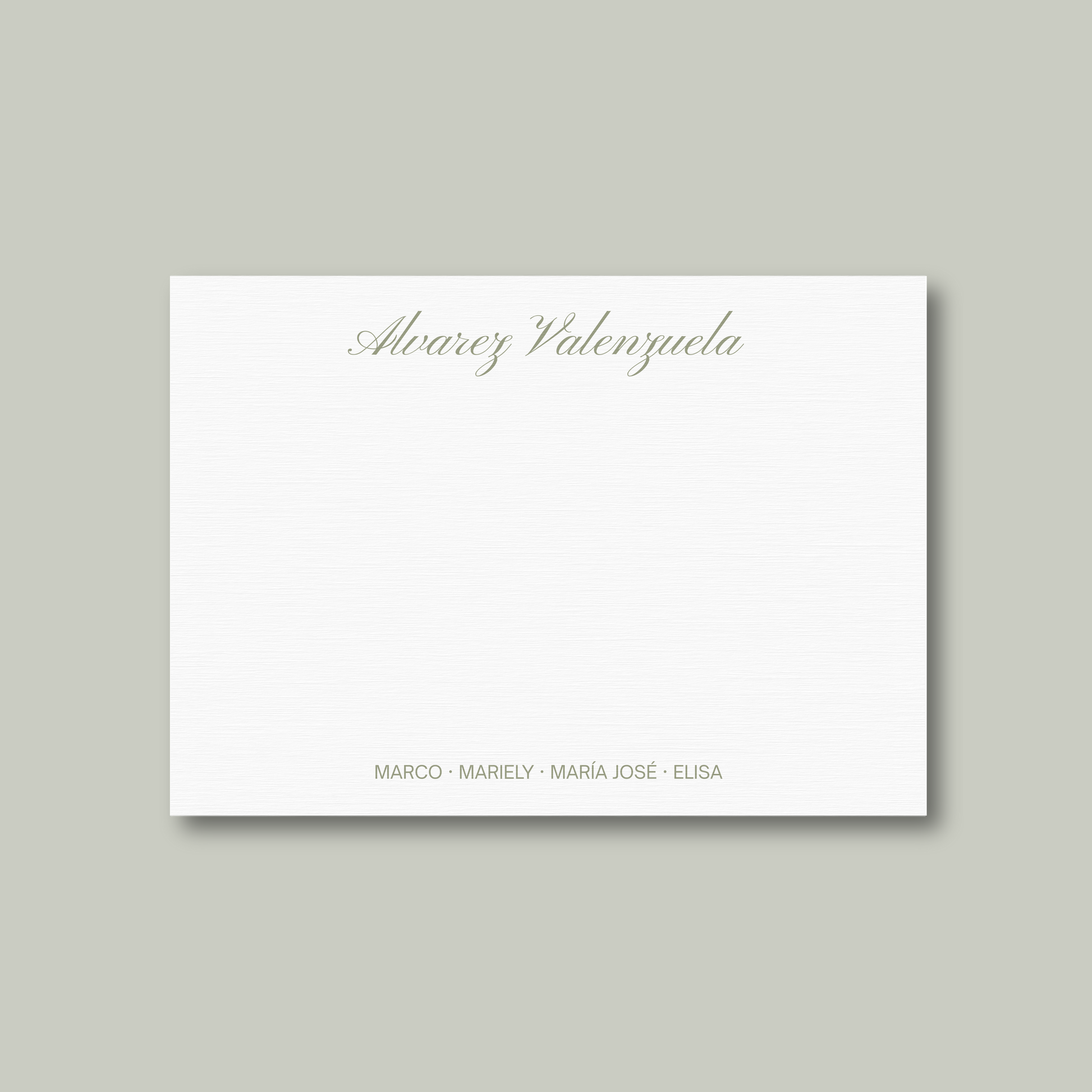 Tarjetas Familiares