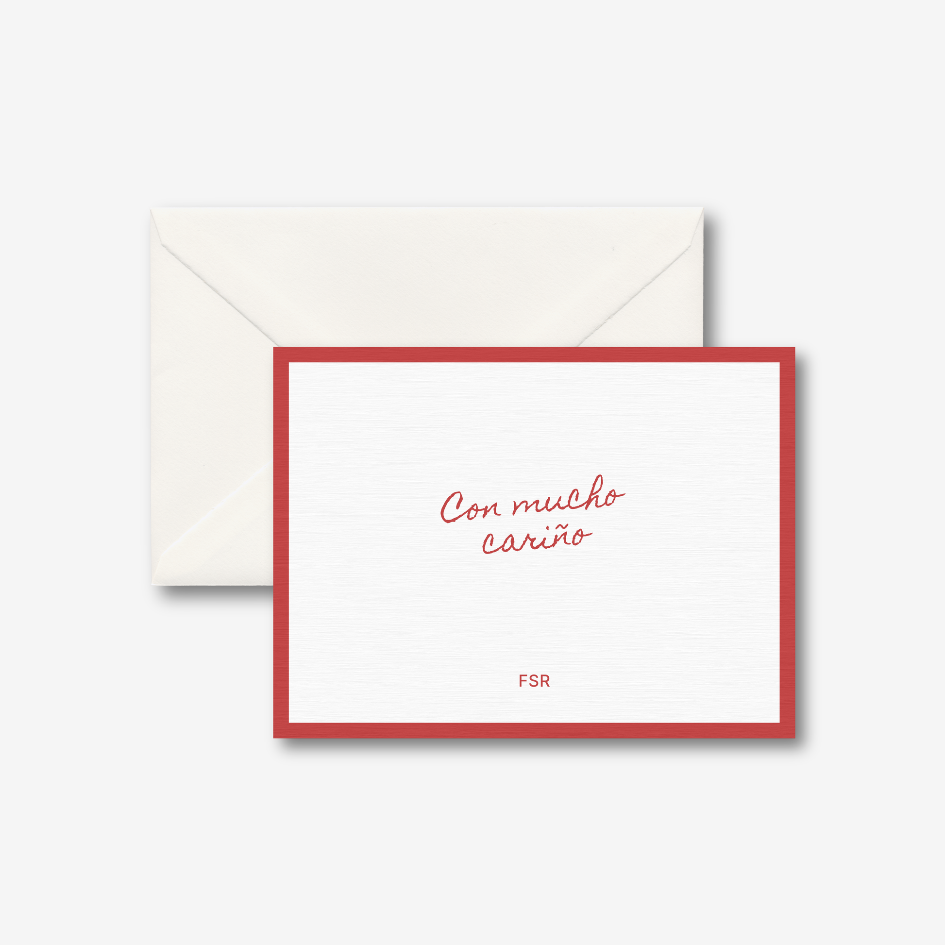 Tarjetas personalizadas – Con mucho cariño