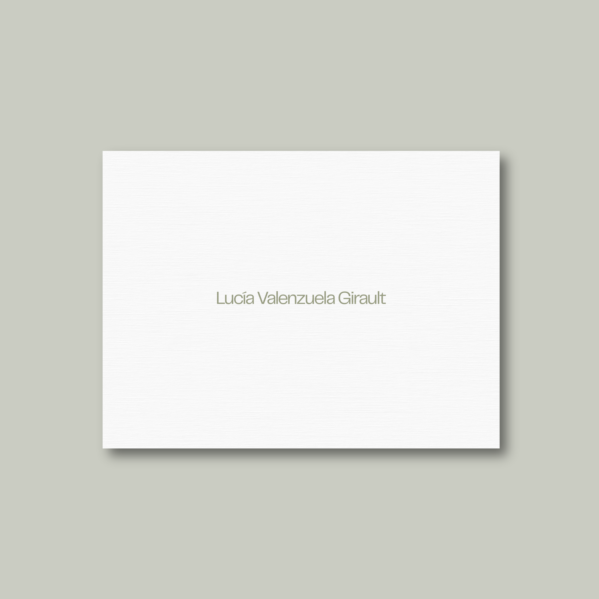 Tarjetas Minimalistas