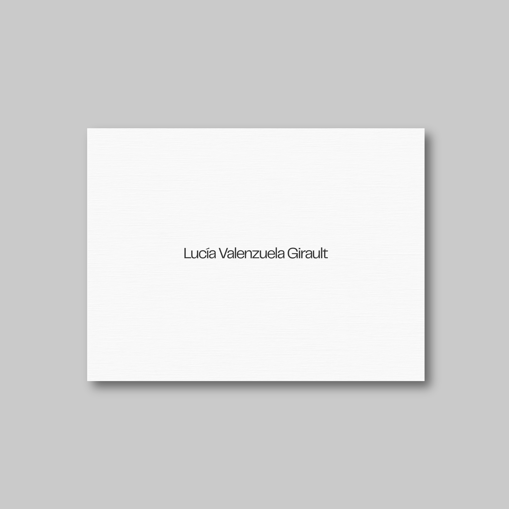 Tarjetas Minimalistas
